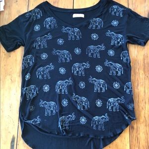 Hollister Top with Elephants